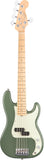 Fender American Pro P Bass V MN Antique Olive