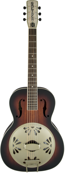 Gretsch G9241 Alligator Biscuit Round-Neck Resonator with Fishman Nashville Pickup 2 Colour Sunburst