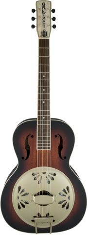 Gretsch G9241 Alligator Biscuit Round-Neck Resonator with Fishman Nashville Pickup 2 Colour Sunburst
