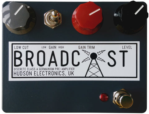 Hudson Broadcast Class-A Germanium Preamp Pedal