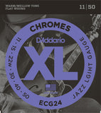 D'Addario ECG24 Chromes Light 11-50 Flatwound