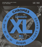 D'Addario ECG25 Chromes Light 12-52 Flatwound