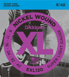 D Addario EXL120 Super Light Electric Guitar Strings 9-42