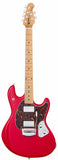 Music Man Stingray Guitar Trem MN Chili Red