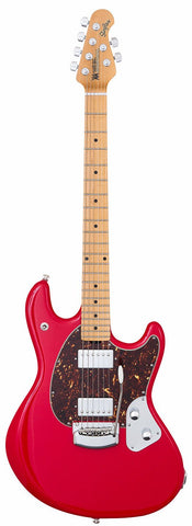 Music Man Stingray Guitar Trem MN Chili Red