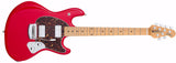 Music Man Stingray Guitar Trem MN Chili Red