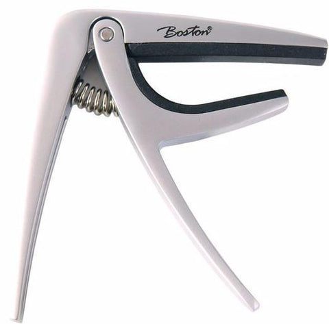 Boston spring loaded capo for acoustic or electric guitar