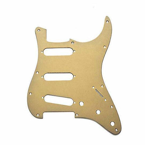 Fender pickguard for Stratocaster 11-hole Anodised Gold