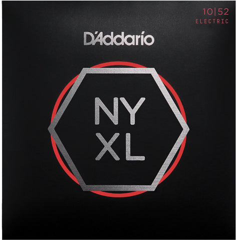 D'Addario NYXL1052 Nickel Wound Electric Guitar Strings 10-52 Light Top Heavy Bottom