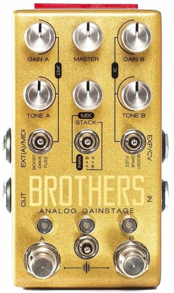 Chase Bliss Audio Brothers Analogue Gainstage Drive Pedal