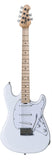 Sterling Cutlass Guitar Olympic White